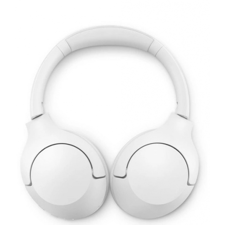 Philips TAH8506 - Headphones with mic - full size - Bluetooth - wireless, wired - active noise cancelling - 2.5 mm jack - white - 3