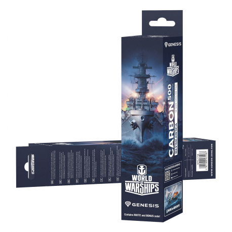 Natec Genesis CARBON 500 - Mouse pad - size M - WOWS BLYSKAWIC - multicolour, World of Warships - 5