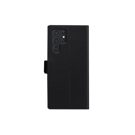 dbramante1928 Copenhagen Slim - Flip cover for mobile phone - full-grain leather - black - for Samsung Galaxy S22 Ultra - 7