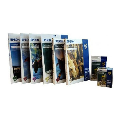 Epson Premium Semigloss Photo Paper - Semi-glossy - A4 (210 x 297 mm) 20 sheet(s) photo paper - for EcoTank ET-2750, 2751, 2756, 2850, 2851, 2856, 4750, 4850; Expression Home HD XP-15000 - 1