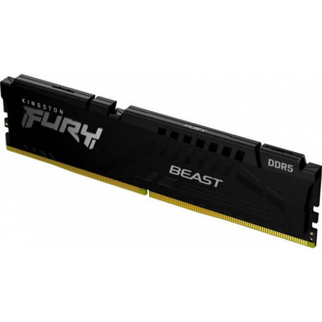 Kingston FURY Beast - DDR5 - module - 8 GB - DIMM 288-pin - 5600 MHz / PC5-44800 - CL40 - 1.25 V - unbuffered - on-die ECC - 2