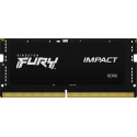 Kingston FURY Impact - DDR5 - module - 16 GB - SO-DIMM 262-pin - 4800 MHz  /  PC5-38400 - CL38 - 1.1 V - unbuffered - on-die ECC