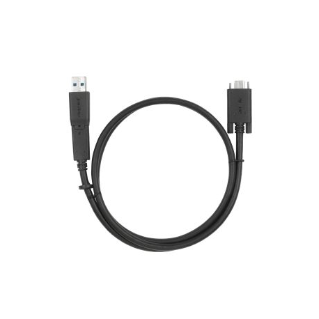 Targus - USB cable kit - thumbscrews - black - for Targus Universal, Universal DV4K, USB-C Universal QUAD 4K, USB-C Universal QUAD HD - 4