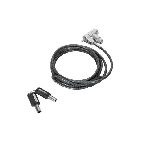 Targus DEFCON Ultimate - Security cable lock - universal keyed, with adaptable lock head - silver - 2 m (pack of 25) - 7