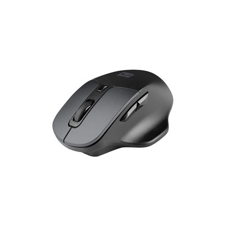 Natec Blackbird 2 - Mouse - ergonomic - right-handed - optical - 6 buttons - wireless - 2.4 GHz - USB wireless receiver - black - 0