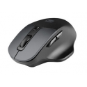 Natec Blackbird 2 - Mouse - ergonomic - right-handed - optical - 6 buttons - wireless - 2.4 GHz - USB wireless receiver - black