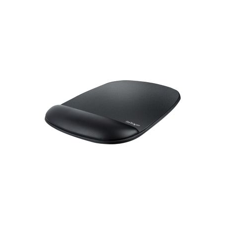 StarTech.com Mouse Pad with Hand rest, 6.7x7.1x 0.8in (17x18x2cm), Ergonomic Mouse Pad with Wrist Support, Desk Wrist Pad w / Non-Slip PU Base, Cushioned Gel Mouse Pad w / Palm Rest - Mouse pad with wrist pillow - black - TAA Compliant - 0