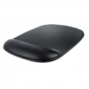 StarTech.com Mouse Pad with Hand rest, 6.7x7.1x 0.8in (17x18x2cm), Ergonomic Mouse Pad with Wrist Support, Desk Wrist Pad w / Non-Slip PU Base, Cushioned Gel Mouse Pad w / Palm Rest - Mouse pad with wrist pillow - black - TAA Compliant