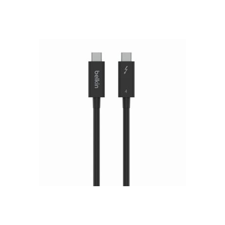 Belkin CONNECT - Thunderbolt cable - USB-C (M) reversible to USB-C (M) reversible - Thunderbolt 4 - 2 m - active, USB Power Delivery (100W) - for P/N: INC006TTSGY - 0