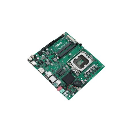 ASUS Pro H610T D4-CSM - Motherboard - Thin mini ITX - LGA1700 Socket - H610 Chipset - USB 3.2 Gen 1, USB 3.2 Gen 2 - Gigabit LAN - onboard graphics (CPU required) - HD Audio (8-channel) - 4