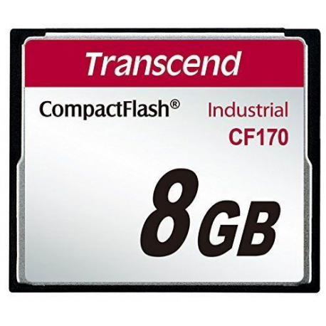 Transcend Industrial - Flash memory card - 8 GB - 170x - CompactFlash - 0