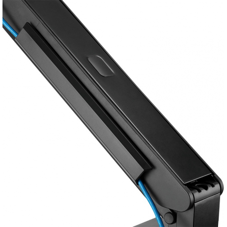 LogiLink - Mounting kit - for 2 LCD display/ curved LCD display (space-saving) - black - screen size: 17"-27" - desk-mountable - 5