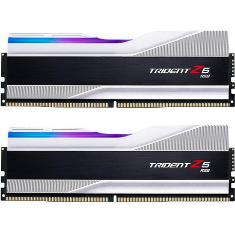 G.Skill Trident Z5 RGB - DDR5 - kit - 32 GB: 2 x 16 GB - DIMM 288-pin - 5600 MHz  /  PC5-44800 - CL40 - 1.2 V - unbuffered - non-ECC - metallic silver - 0