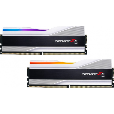 G.Skill Trident Z5 RGB - DDR5 - kit - 32 GB: 2 x 16 GB - DIMM 288-pin - 5600 MHz  /  PC5-44800 - CL40 - 1.2 V - unbuffered - non-ECC - metallic silver - 2