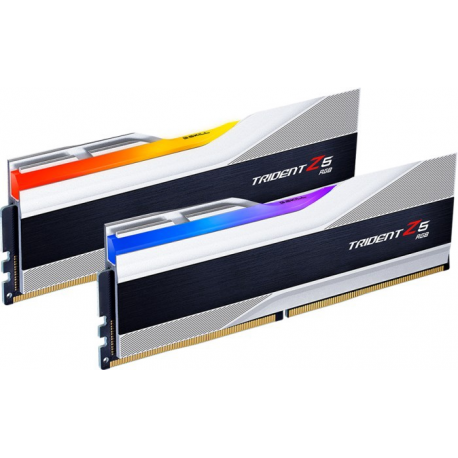 G.Skill Trident Z5 RGB - DDR5 - kit - 32 GB: 2 x 16 GB - DIMM 288-pin - 5600 MHz  /  PC5-44800 - CL40 - 1.2 V - unbuffered - non-ECC - metallic silver - 3