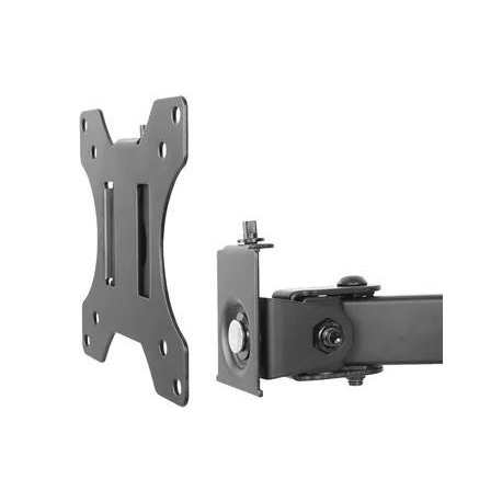 Neomounts by Newstar FPMA-D550D4 - Mounting kit (desk clamp mount, grommet mount, pole, 4 VESA adapters, 4 arms) - for 4 flat panels (full-motion) - black - screen size: 13"-32" - 1