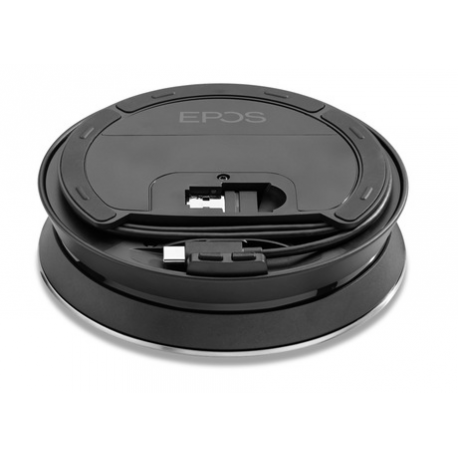 EPOS EXPAND SP 30T - Speakerphone hands-free - Bluetooth - wireless - black, silver - Certified for Skype for Business, Certified for Microsoft Teams - 4