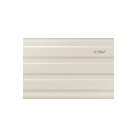 Samsung T7 Shield MU-PE2T0K - Solid state drive - encrypted - 2 TB - external (portable) - USB 3.2 Gen 2 (USB-C connector) - 256-bit AES - beige - 3