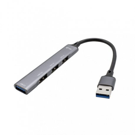 i-Tec USB 3.0 Metal HUB - Hub - 1 x SuperSpeed USB 3.0 + 3 x USB 2.0 - desktop - 0
