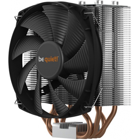 be quiet! Shadow Rock Slim 2 - Processor cooler - (for: LGA1155, AM3+, LGA1150, LGA1151, LGA2011-3 (Square ILM), AM4, LGA2066, LGA1200) - aluminium - 135 mm - black - 2