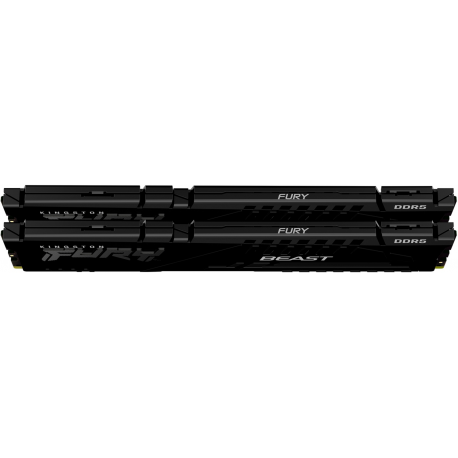 Kingston FURY Beast - DDR5 - kit - 32 GB: 2 x 16 GB - DIMM 288-pin - 5600 MHz / PC5-44800 - CL40 - 1.25 V - unbuffered - on-die ECC - black - 1
