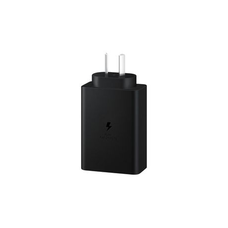 Samsung EP-T6530 - Power adapter - 65 Watt - 3 A - PD 3.0, SFC 2.0 - 3 output connectors (USB, 2 x USB-C) - black - 11