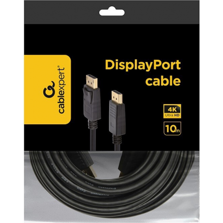 Cablexpert - DisplayPort cable - DisplayPort (M) latched to DisplayPort (M) latched - DisplayPort 1.2 - 10 m - 4K support - 3