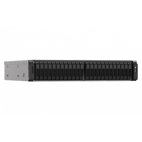 QNAP TS-H2490FU-7302P-256G - NAS server - 24 bays - rack-mountable - PCI Express 3.0 x4 (NVMe) - RAID 0, 1, 5, 6, 10, 50, JBOD, 60 - RAM 256 GB - 25 Gigabit Ethernet - iSCSI support - 1