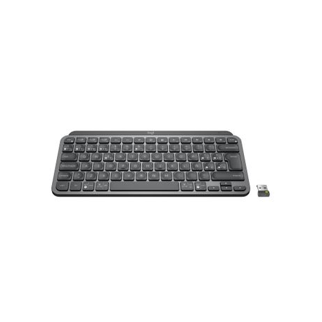 Logitech MX Keys Mini for Business - Keyboard - backlit - wireless - Bluetooth LE - QWERTY - Spanish - Europe - graphite - 1