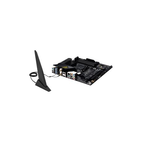 ASUS TUF GAMING B550M-PLUS WIFI II - Motherboard - micro ATX - Socket AM4 - AMD B550 Chipset - USB-C Gen2, USB 3.2 Gen 1, USB 3.2 Gen 2 - 2.5 Gigabit LAN, Wi-Fi, Bluetooth - onboard graphics (CPU required) - HD Audio (8-channel) - 9
