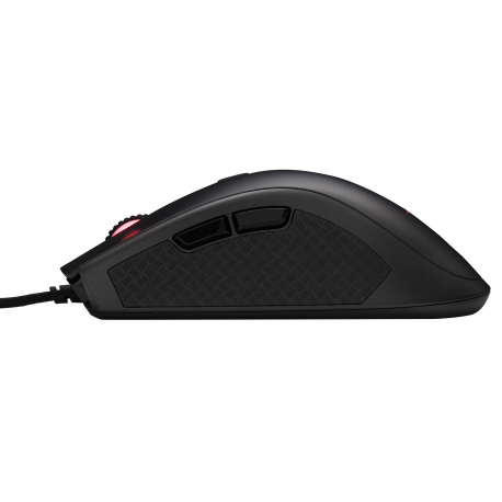 HyperX Pulsefire FPS Pro Gaming - Mouse - ergonomic - 6 buttons - wired - USB 2.0 - gun metal black - for OMEN by HP 15; HP 15, 17; ENVY 17; ENVY x360; Pavilion 15; Pavilion x360; Spectre x360 - 2