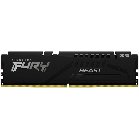 Kingston FURY Beast - DDR5 - module - 16 GB - DIMM 288-pin - 5200 MHz / PC5-41600 - CL40 - 1.25 V - unbuffered - on-die ECC - 1