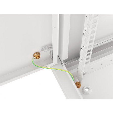 Lanberg - Rack cabinet - wall mountable - grey, RAL 7035 - 12U - 19" - 11