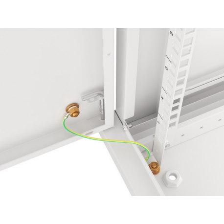 Lanberg - Rack cabinet - wall mountable - grey, RAL 7035 - 12U - 19" - 12