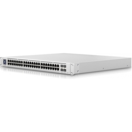Ubiquiti UniFi Switch USW-Enterprise-48-PoE - Switch - L3 - Managed - 48 x 100 / 1000 / 2.5G (PoE+) + 4 x 1 Gigabit  /  10 Gigabit SFP+ (uplink) - rack-mountable - PoE+ (720 W) - 0