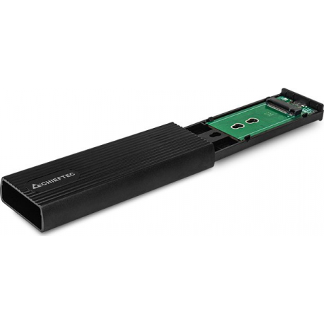 Chieftec CEB-M2C-TL - Storage enclosure - M.2 - M.2 NVMe Card - USB 3.2 (Gen 2) - black - 1