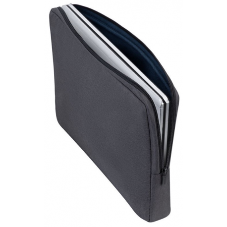 Riva Case Suzuka 7707 - Notebook sleeve - eco - 17.3" - black - 4