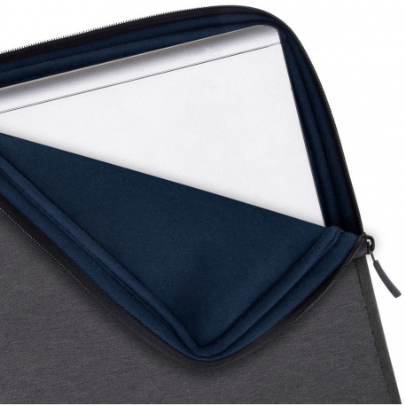 Riva Case Suzuka 7707 - Notebook sleeve - eco - 17.3" - black - 8