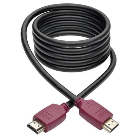 Tripp Lite 6ft Premium Hi-Speed HDMI Cable w Grip Connectors 4Kx2K@60Hz 6' - HDMI cable with Ethernet - HDMI male to HDMI male - 1.83 m - shielded - black - molded - 2