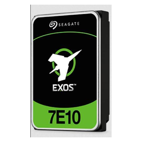Seagate Exos 7E10 ST10000NM019B - Hard drive - encrypted - 10 TB - internal - SATA 6Gb / s - buffer: 256 MB - Self-Encrypting Drive (SED) - 2