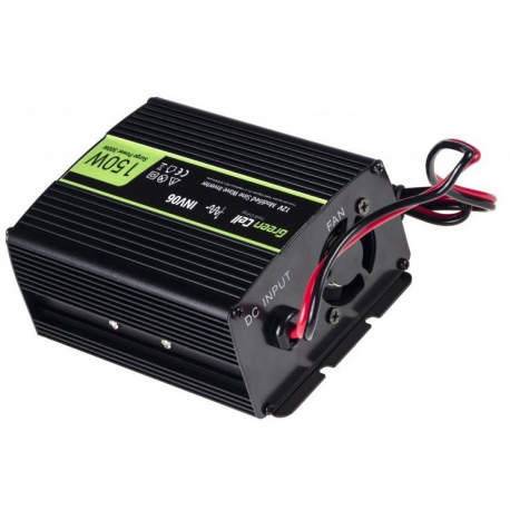 Green Cell - DC to AC power inverter - 12 V - 150 Watt - black - 3