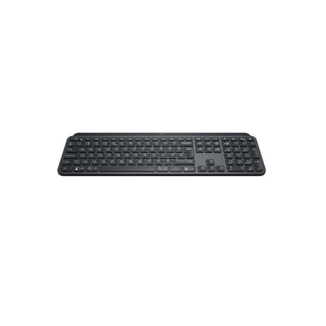 Logitech MX Keys - Keyboard - backlit - Bluetooth, 2.4 GHz - QWERTY - US International - graphite - 1