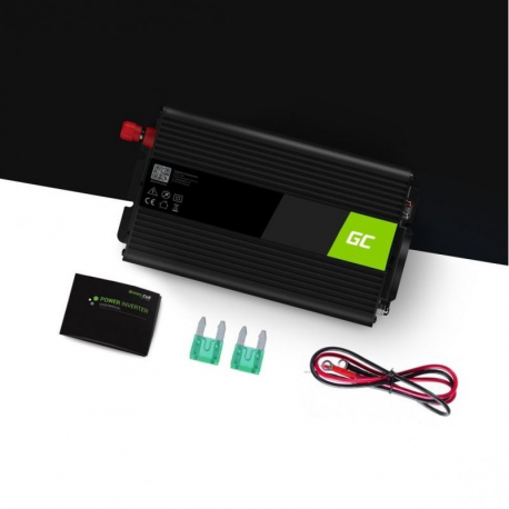 Green Cell - DC to AC power inverter - 12 V - 300 Watt - black - 2