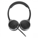 Targus AEH104GL - Headset - on-ear - convertible - Bluetooth - wireless, wired - 3.5 mm jack - noise isolating - black