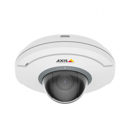 AXIS M5074 - Network surveillance camera - PTZ - dome - colour (Day&Night) - 1 MP - 1280 x 720 - 720p - motorized - audio - LAN 10 / 100 - MJPEG, HEVC, H.265, MPEG-4 AVC, H.264B, H.264H, H.264M, MPEG-4 Part 10, MPEG-H Part 2 - PoE Plus Class 3 - 0