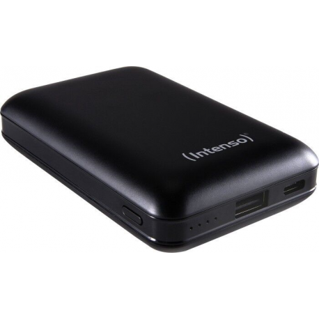 Intenso XC10000 - Power bank - 10000 mAh - 3 A - 2 output connectors (USB, USB-C) - black - 3