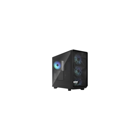 Fractal Design Meshify 2 RGB - Tower - extended ATX - windowed side panel (tempered glass) - no power supply (ATX) - black TG light tint - USB / Audio - 0
