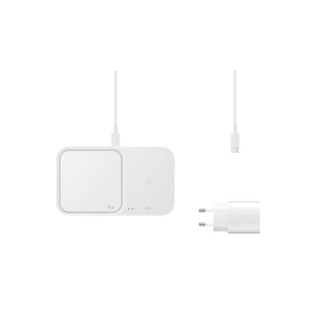 Samsung EP-P5400 - Wireless charging pad - 15 Watt - 2.77 A - AFC - white - 6