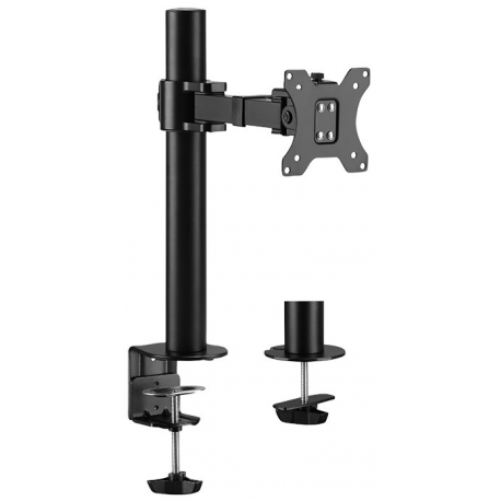 LogiLink - Mounting kit - for LCD display (adjustable arm) - steel - black - screen size: 17"-32" - desk-mountable - 0