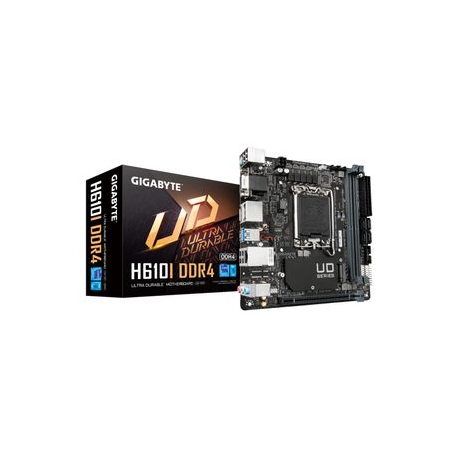 Gigabyte H610I DDR4 - 1.0 - motherboard - mini ITX - LGA1700 Socket - H610 - 4